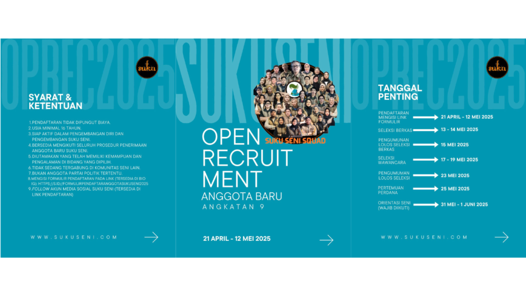 Oprec Suku Seni Riau 2025: Menjaga Gairah Kreativitas dan Membangun Iklim Seni Budaya Di Riau