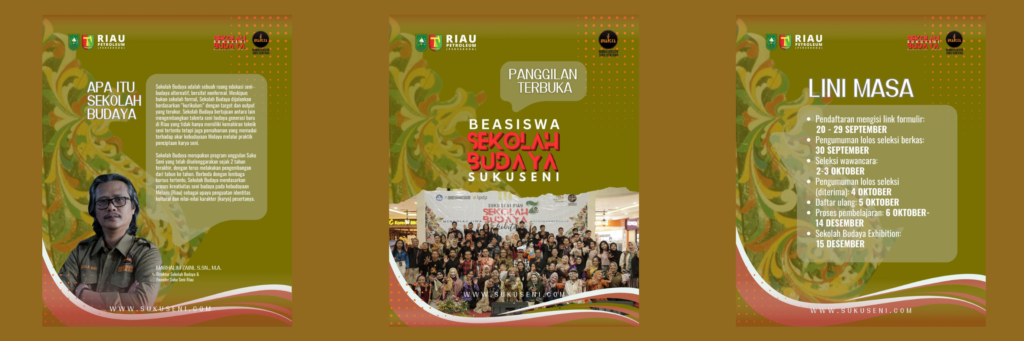 Suku Seni Kembali Membuka Beasiswa Sekolah Budaya